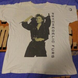 Vintage Rare 1987 Psychedelic Furs Midnight To Midnight Single Stitch T-shirt